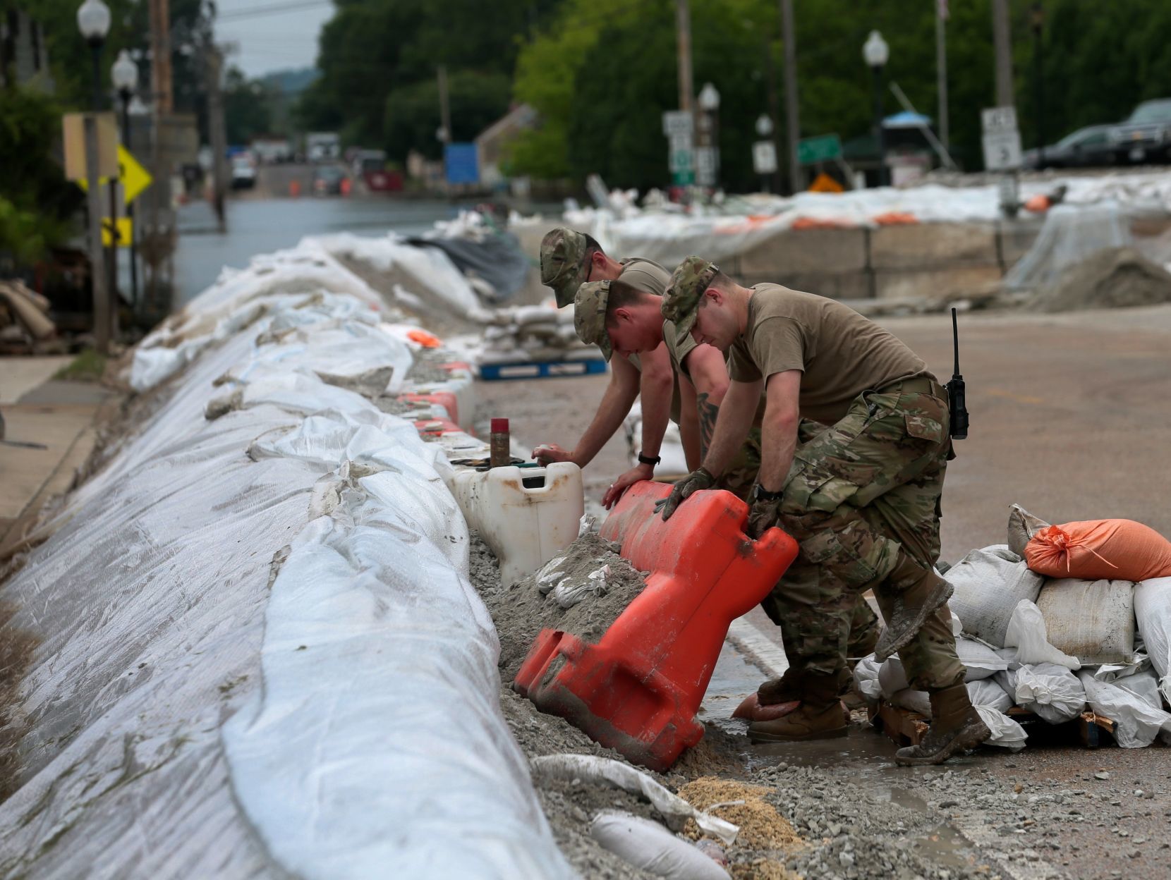 Clean up from the flood starting in Grafton